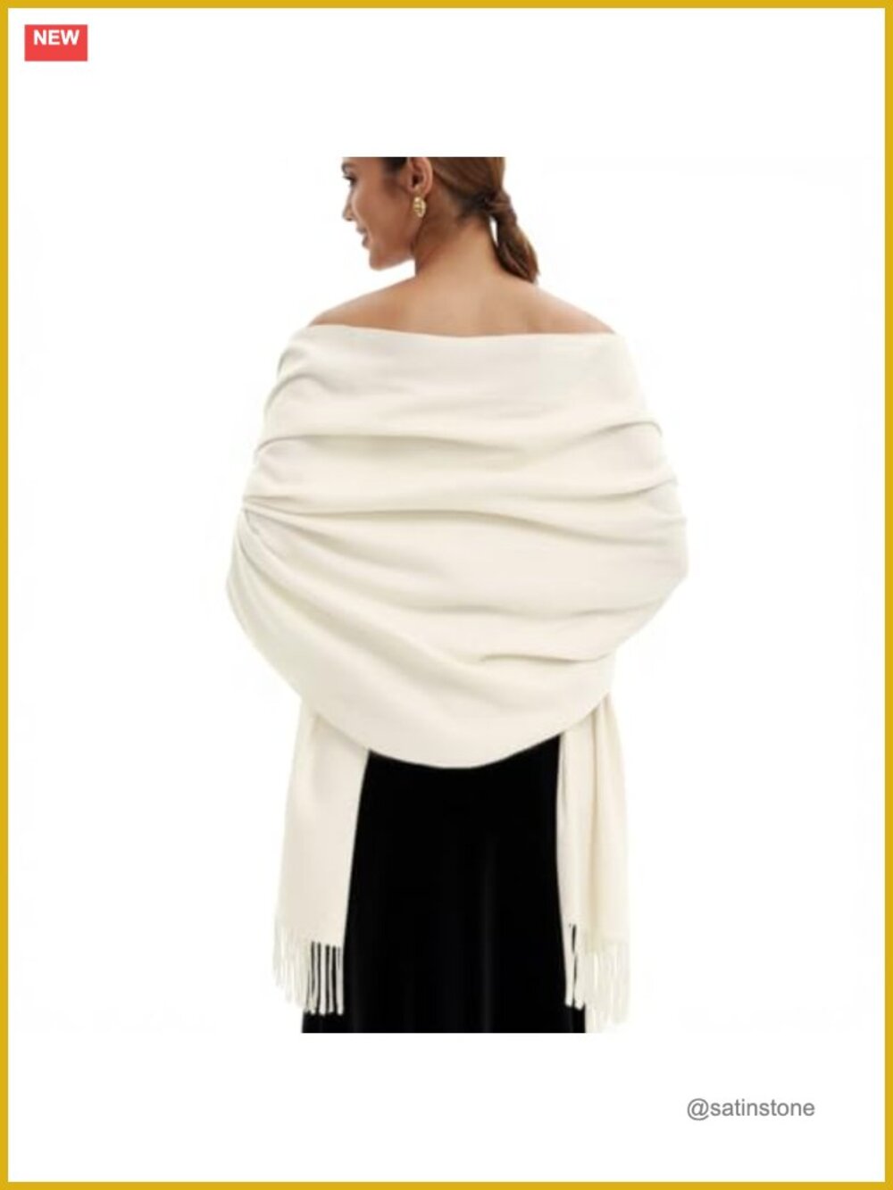Pashmina Wrap Shawl Scarf Soft Women Wedding Party Dress Accessory